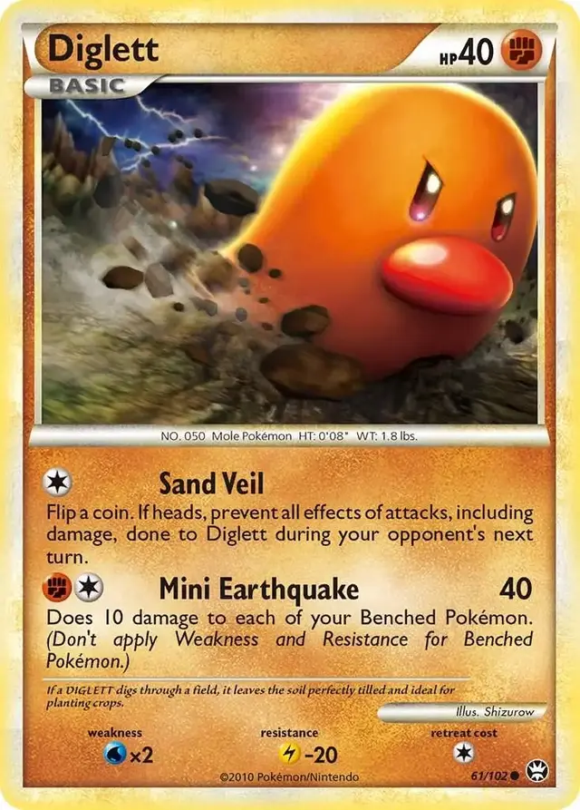 Diglett - Pokemon Triumphant #61