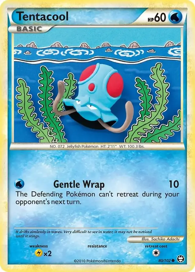 Tentacool - Pokemon Triumphant #80