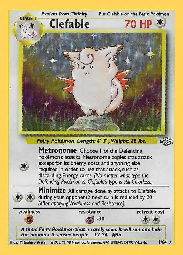 Clefable - Pokemon Jungle #1