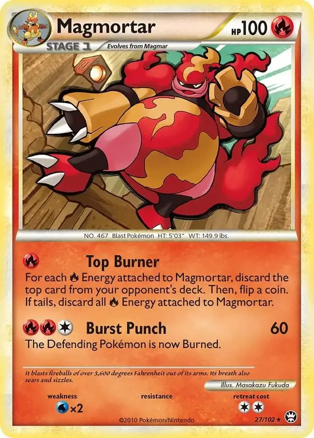 Magmortar - Pokemon Triumphant #27