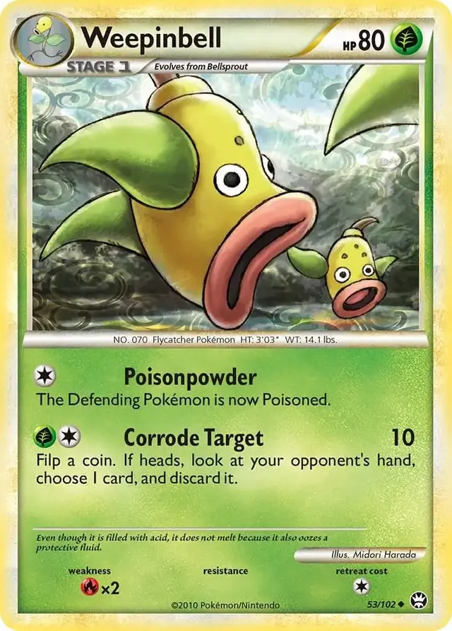 Weepinbell - Pokemon Triumphant #53