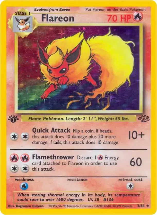 Flareon [1st Edition] - Pokemon Jungle #3