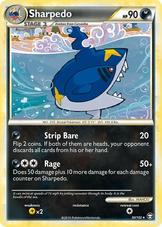 Sharpedo - Pokemon Triumphant #30
