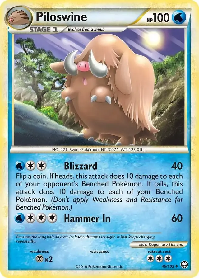 Piloswine - Pokemon Triumphant #48