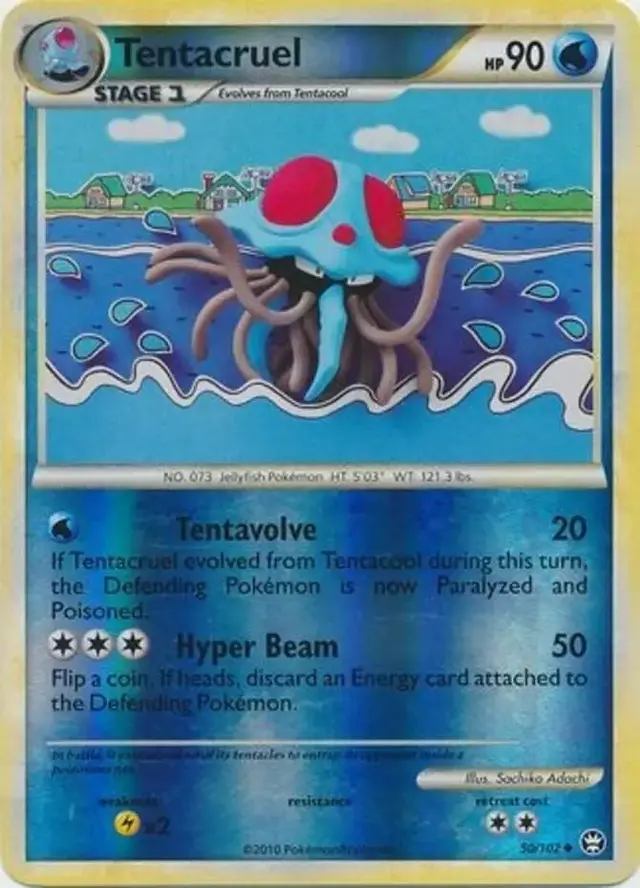 Tentacruel [Reverse Holo] - Pokemon Triumphant #50
