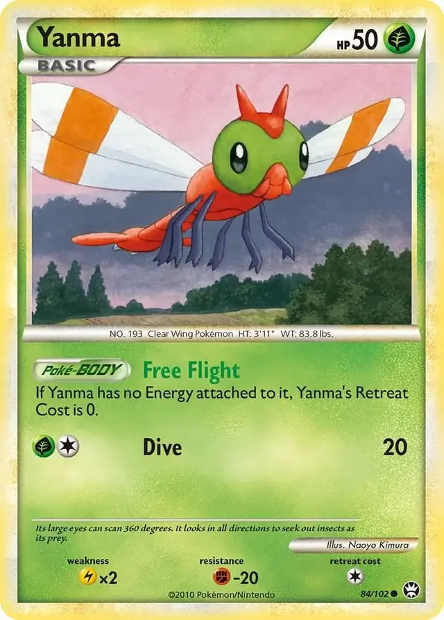 Yanma - Pokemon Triumphant #84