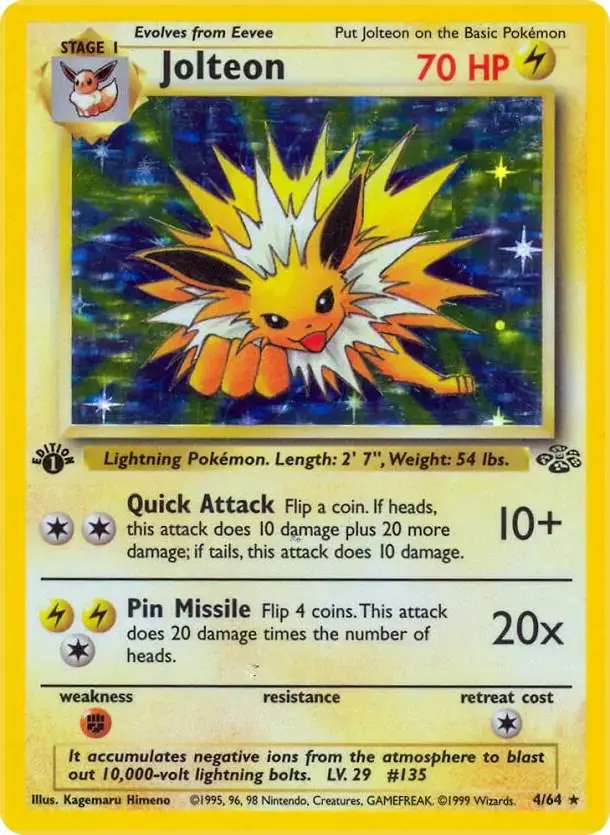 Jolteon [1st Edition] - Pokemon Jungle #4