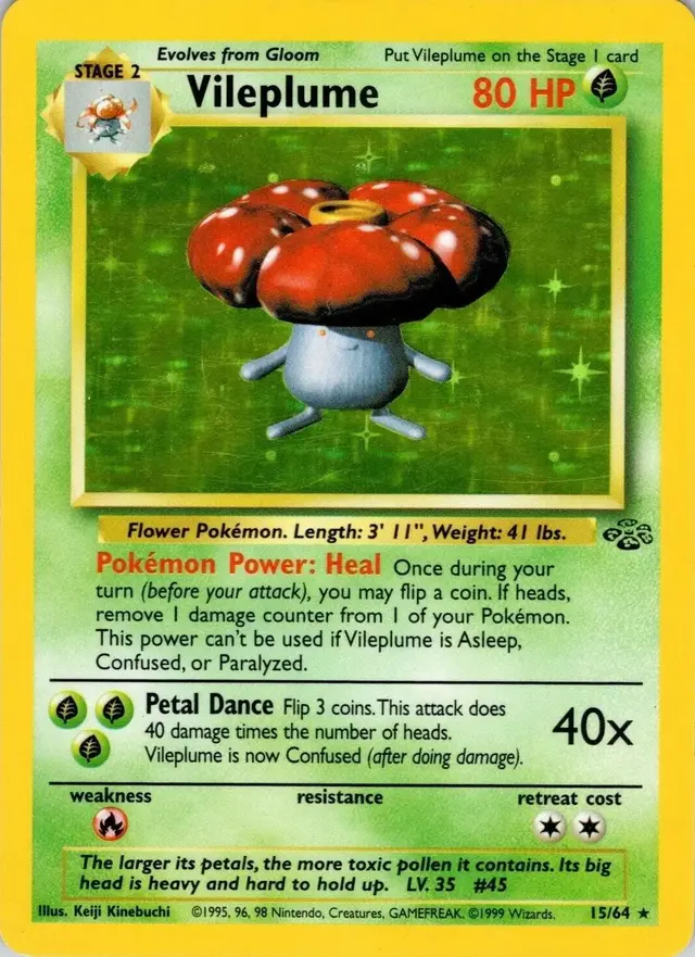 Vileplume - Pokemon Jungle #15