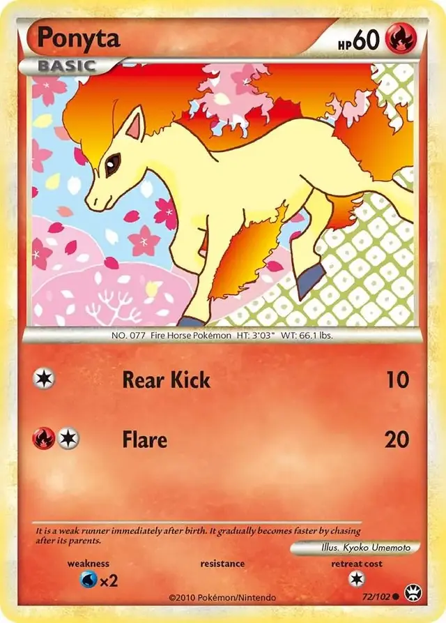Ponyta - Pokemon Triumphant #72