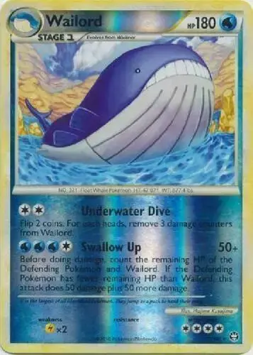 Wailord [Reverse Holo] - Pokemon Triumphant #31