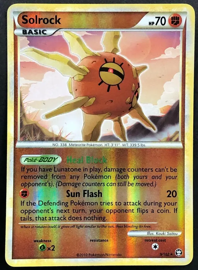Solrock [Reverse Holo] - Pokemon Triumphant #9