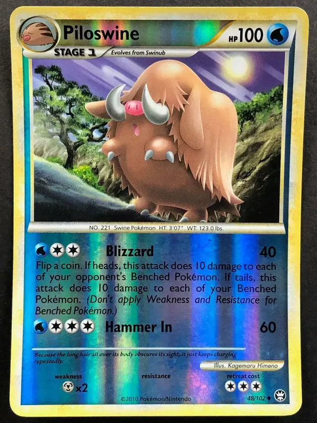 Piloswine [Reverse Holo] - Pokemon Triumphant #48