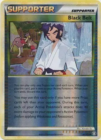 Black Belt [Reverse Holo] - Pokemon Triumphant #85