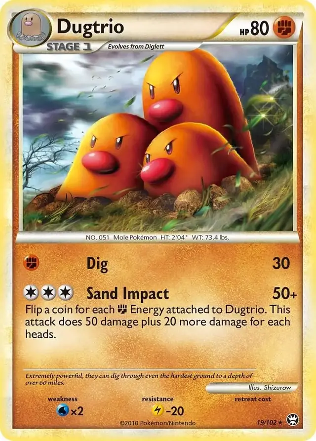 Dugtrio - Pokemon Triumphant #19
