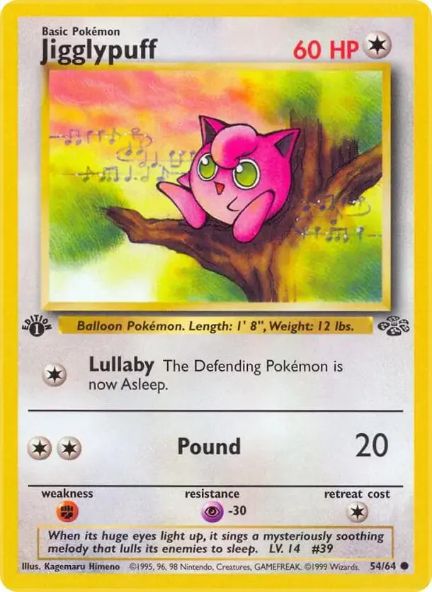 Jigglypuff [1st Edition] - Pokemon Jungle #54