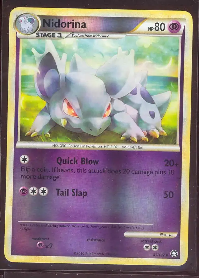 Nidorina [Reverse Holo] - Pokemon Triumphant #45