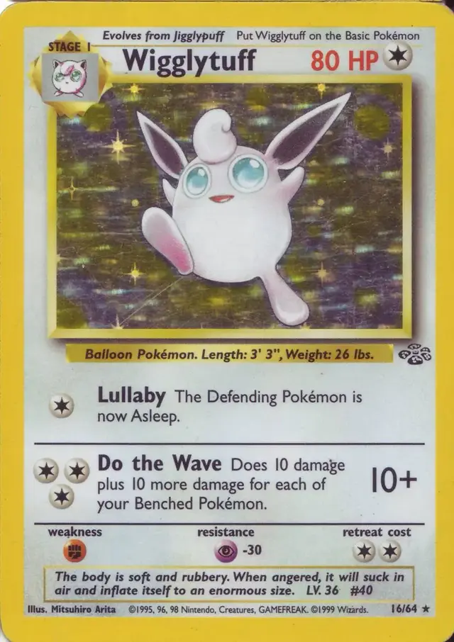 Wigglytuff - Pokemon Jungle #16