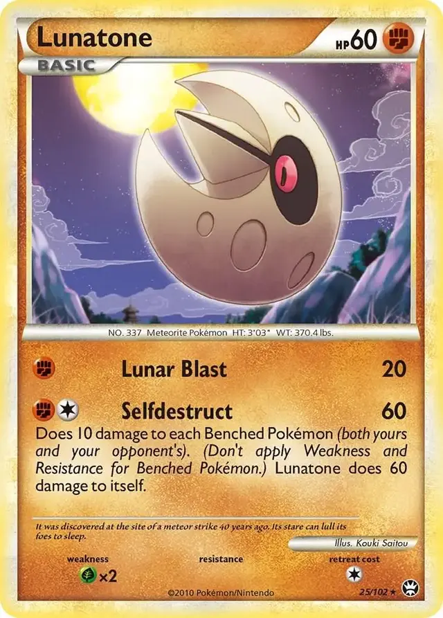 Lunatone - Pokemon Triumphant #25