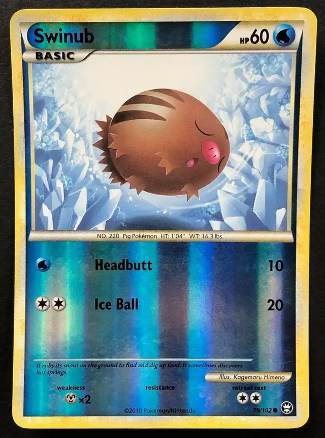Swinub [Reverse Holo] - Pokemon Triumphant #79