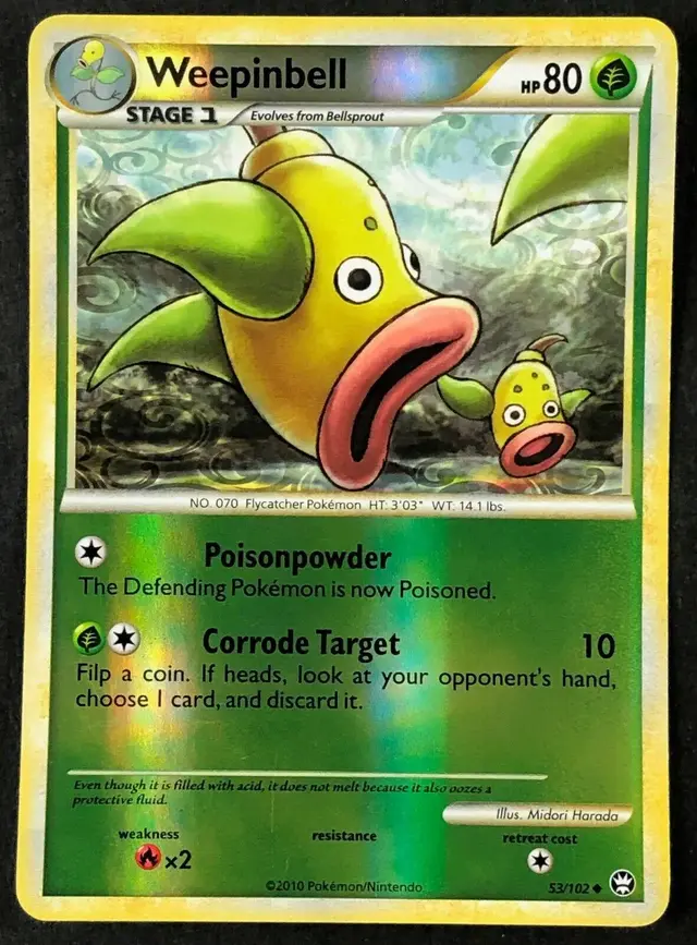Weepinbell [Reverse Holo] - Pokemon Triumphant #53