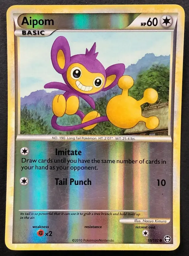 Aipom [Reverse Holo] - Pokemon Triumphant #55