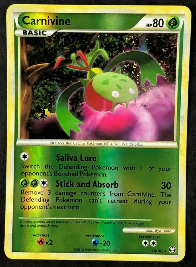 Carnivine [Reverse Holo] - Pokemon Triumphant #16