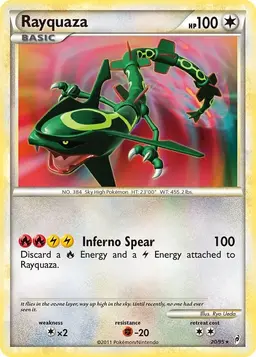 Rayquaza #20 - Pokemon Call of Legends