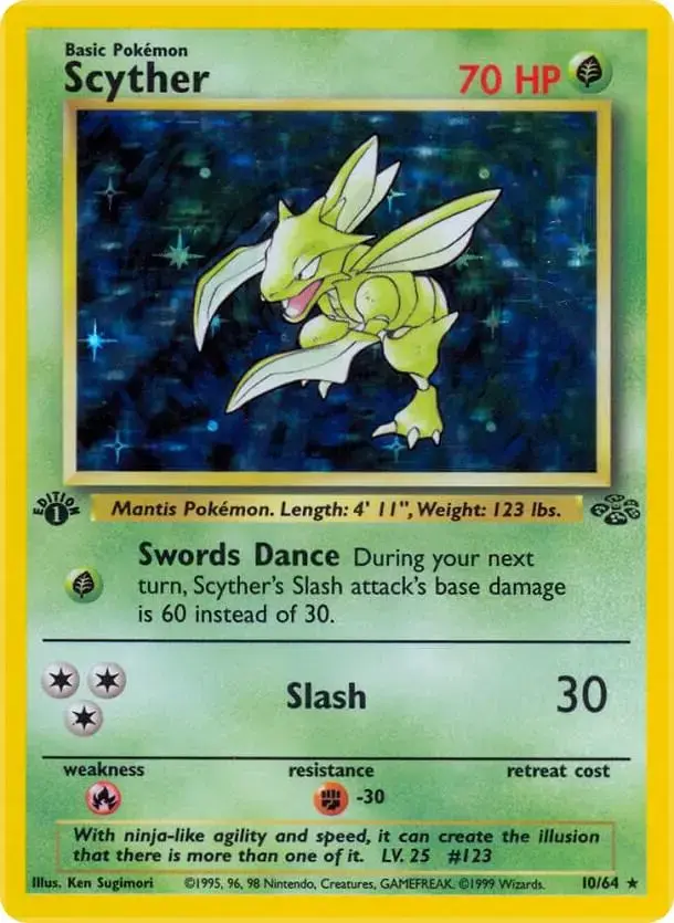 Scyther [1st Edition] - Pokemon Jungle #10