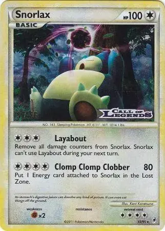 Snorlax [Staff Pre-Release] - Pokemon Call of Legends #33