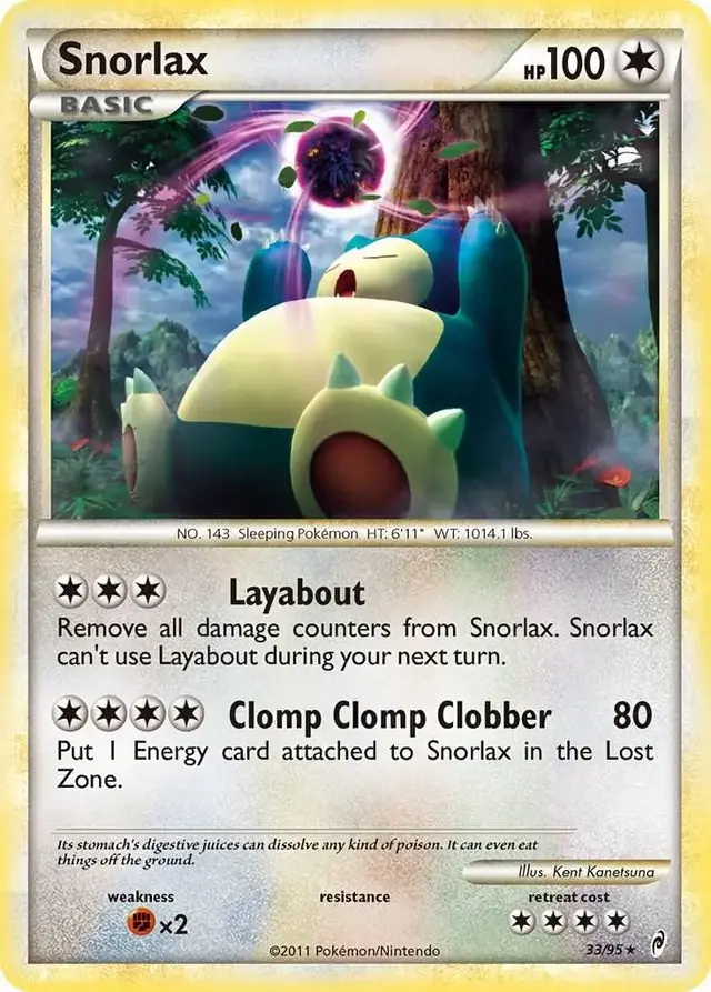 Snorlax - Pokemon Call of Legends #33