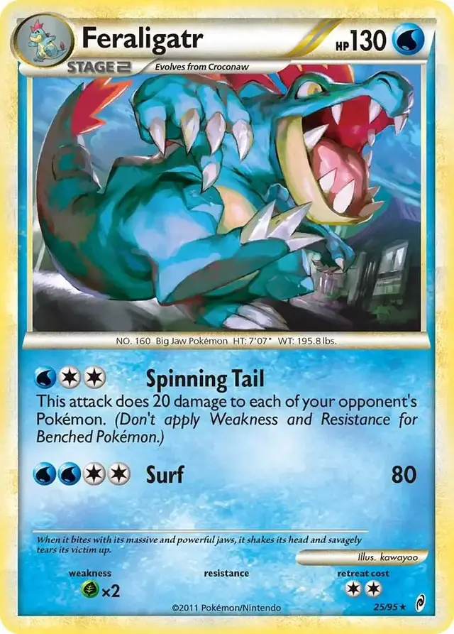 Feraligatr - Pokemon Call of Legends #25