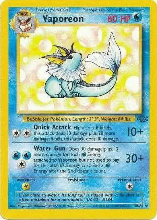 Vaporeon - Pokemon Jungle #28