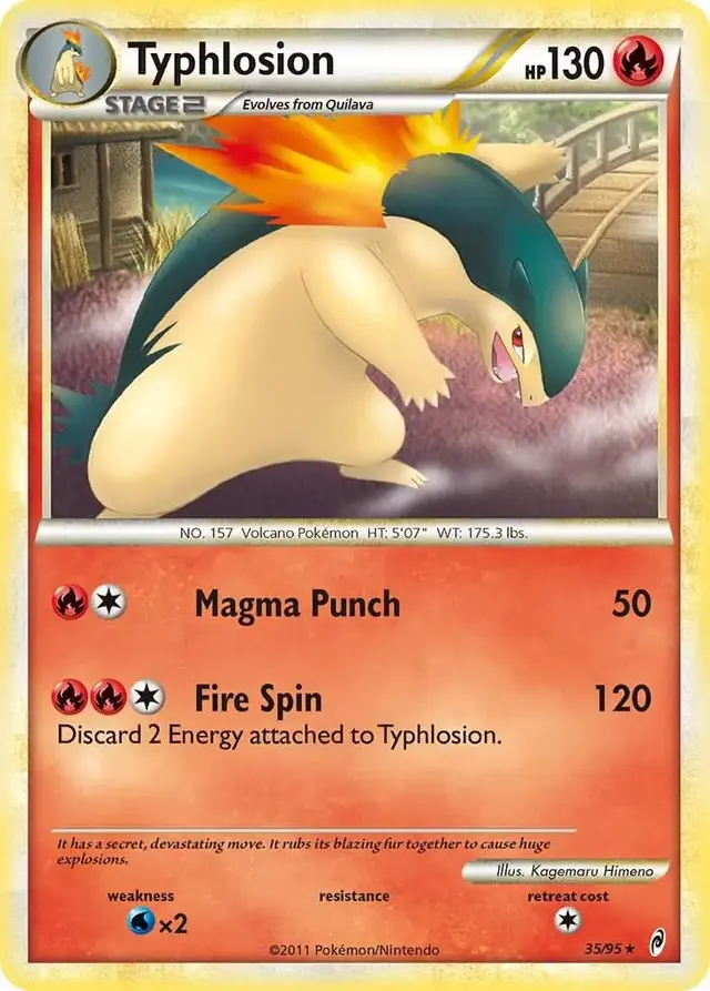 Typhlosion - Pokemon Call of Legends #35