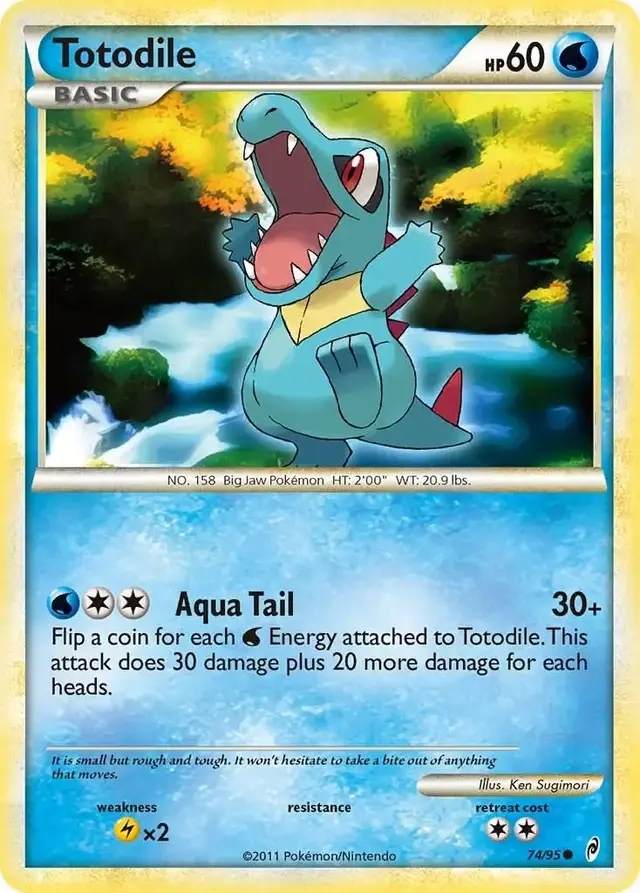 Totodile - Pokemon Call of Legends #74