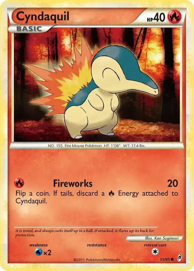 Cyndaquil - Pokemon Call of Legends #55