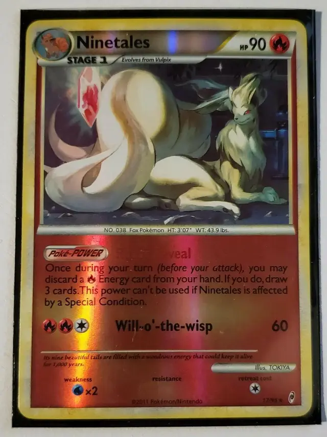 Ninetales [Reverse Holo] - Pokemon Call of Legends #17
