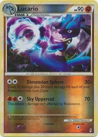 Lucario [Reverse Holo] - Pokemon Call of Legends #14