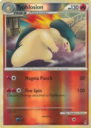 Typhlosion [Reverse Holo] - Pokemon Call of Legends #35