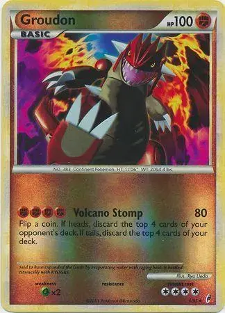 Groudon [Reverse Holo] - Pokemon Call of Legends #6