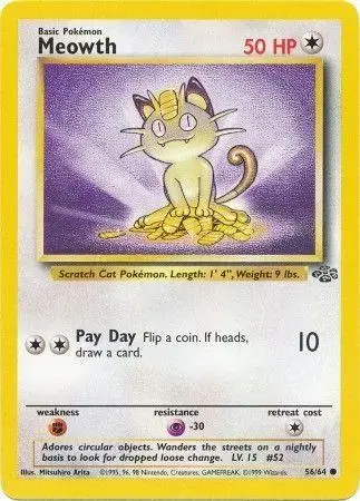 Meowth - Pokemon Jungle #56