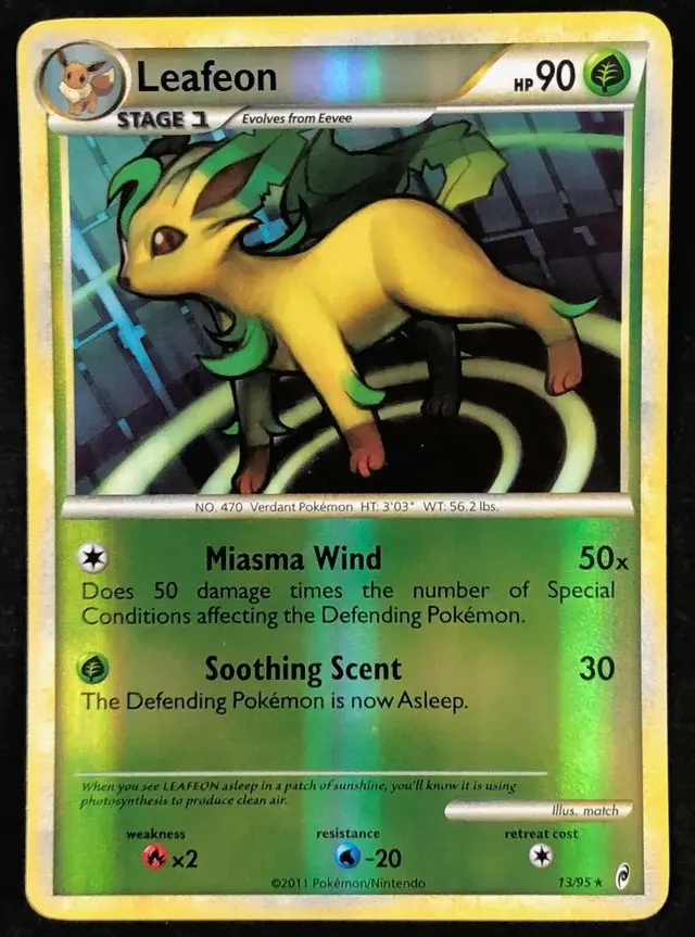 Leafeon [Reverse Holo] - Pokemon Call of Legends #13