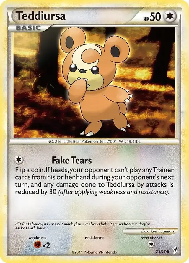 Teddiursa - Pokemon Call of Legends #73