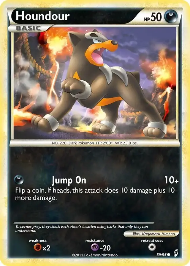Houndour - Pokemon Call of Legends #59