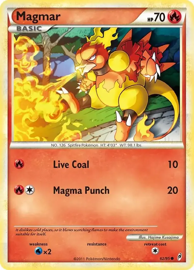 Magmar - Pokemon Call of Legends #62
