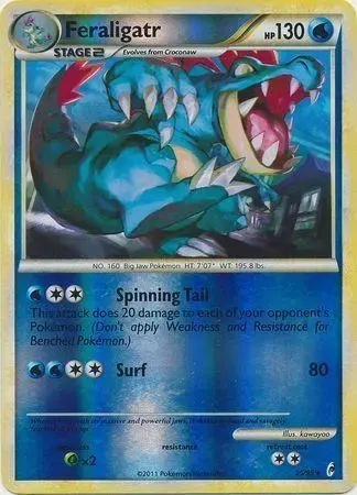Feraligatr [Reverse Holo] - Pokemon Call of Legends #25