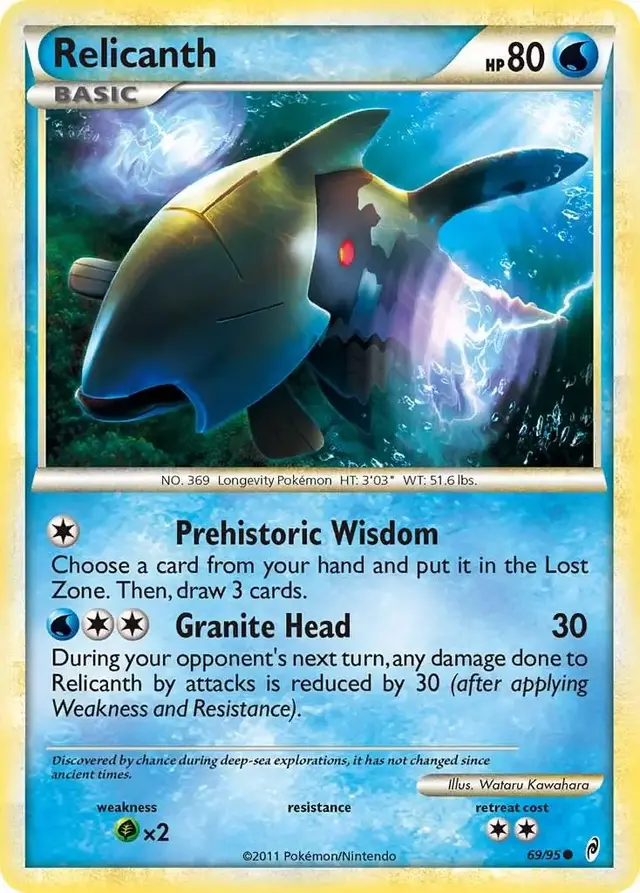 Relicanth - Pokemon Call of Legends #69