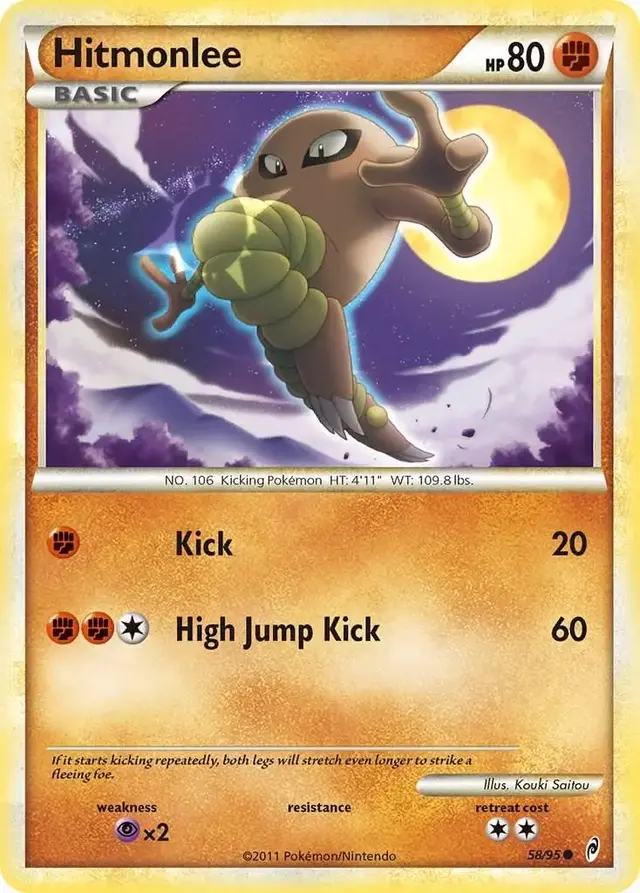 Hitmonlee - Pokemon Call of Legends #58