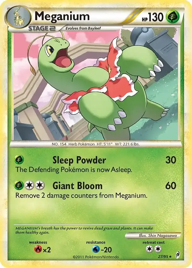 Meganium - Pokemon Call of Legends #27