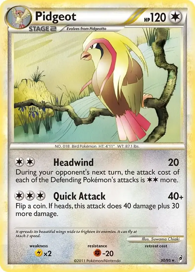 Pidgeot - Pokemon Call of Legends #30