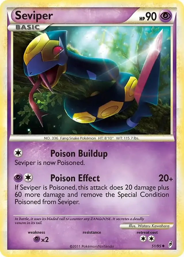Seviper - Pokemon Call of Legends #51
